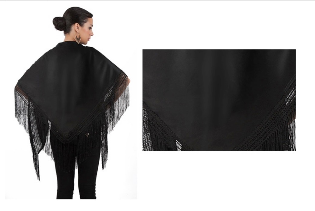 Black with Black Fringe